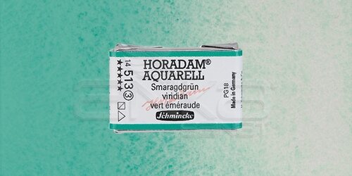Schmincke Horadam Aquarell 1/1 Tablet 513 Viridian seri 3