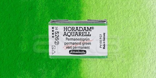Schmincke Horadam Aquarell 1/1 Tablet 526 Permanent Green seri 2 - 526 Permanent Green