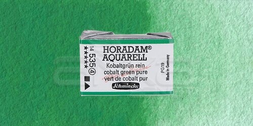 Schmincke Horadam Aquarell 1/1 Tablet 535 Cobalt Green Pure seri 4 - 535 Cobalt Green Pure