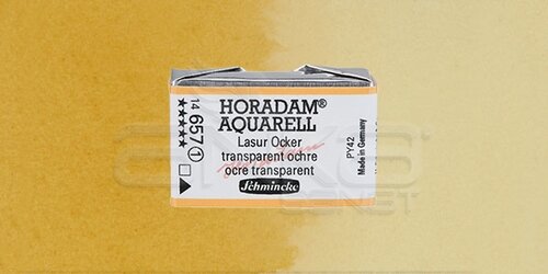 Schmincke Horadam Aquarell 1/1 Tablet 657 Transparent Ochre seri 1 - 657 Transparent Ochre