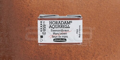 Schmincke Horadam Aquarell 1/1 Tablet 658 Mars Brown seri 2
