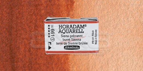 Schmincke Horadam Aquarell 1/1 Tablet 661 Burnt Sienna seri 1 - 661 Burnt Sienna