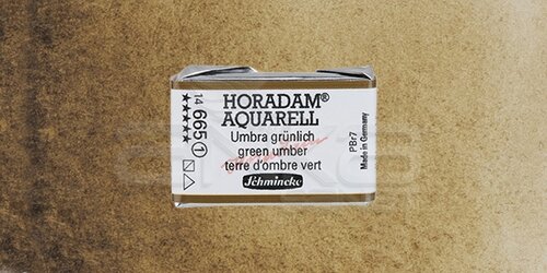 Schmincke Horadam Aquarell 1/1 Tablet 665geen Umber seri 1