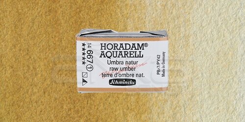 Schmincke Horadam Aquarell 1/1 Tablet 667 Raw Umber seri 1 - 667 Raw Umber