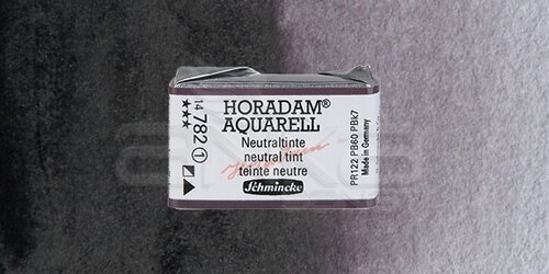 Schmincke Horadam Aquarell 1/1 Tablet 782 Neutral Tint seri 1 - 782 Neutral Tint
