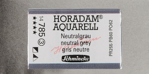Schmincke Horadam Aquarell 1/1 Tablet 785 Neutral Grey seri 3