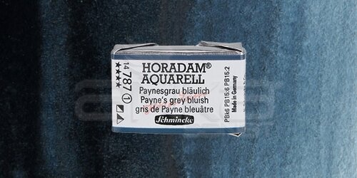 Schmincke Horadam Aquarell 1/1 Tablet 787 Paynes Grey Bluish seri 1 - 787 Payne`s Grey Bluish