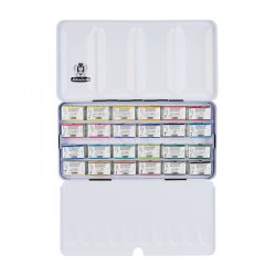 Schmincke - Schmincke Horadam Aquarell Sulu Boya Seti 24 Renk 1/1 Tablet Kod:74 324