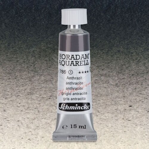 Schmincke Horadam Aquarell Tube 15ml Seri 1 Charcoal Grey 786 - 786 Charcoal Grey