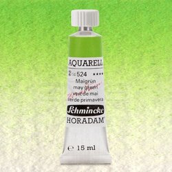 Schmincke - Schmincke Horadam Aquarell Tube 15ml Seri 2 May Green 524