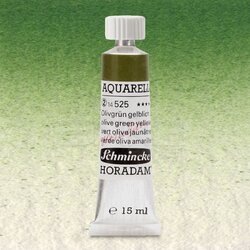 Schmincke - Schmincke Horadam Aquarell Tube 15ml Seri 2 Olive Green Yellowish 525