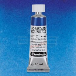 Schmincke - Schmincke Horadam Aquarell Tube 15ml Seri 2 Phthalo Sapphire Blue 477