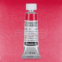 Schmincke - Schmincke Horadam Aquarell Tube 15ml Seri 2 Ruby Red Deep 346