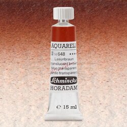 Schmincke - Schmincke Horadam Aquarell Tube 15ml Seri 2 Translucent Brown 648