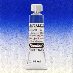 Schmincke - Schmincke Horadam Aquarell Tube 15ml Seri 2 Ultramarine Blue 496