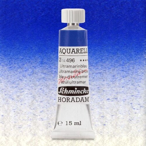 Schmincke Horadam Aquarell Tube 15ml Seri 2 Ultramarine Blue 496