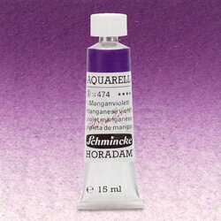 Schmincke - Schmincke Horadam Aquarell Tube 15ml Seri 3 Manganese Violet 474