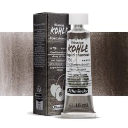 Schmincke - Schmincke Liquit Charcoal Chere Story Black 15ml
