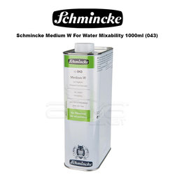 Schmincke - Schmincke Medium W For Water Mixability 1000ml (043)