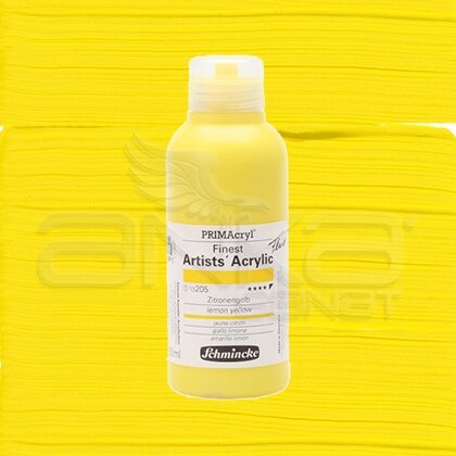 Schmincke Primacryl Akrilik Boya 250ml Seri 1 Lemon Yellow N:205