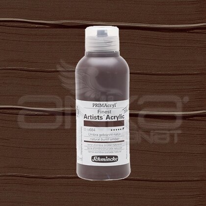 Schmincke Primacryl Akrilik Boya 250ml Seri 1 Natural Burnt Umber N:684 - 684 Natural Burnt Umber