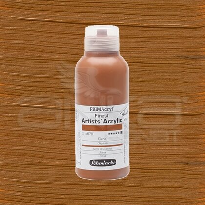 Schmincke Primacryl Akrilik Boya 250ml Seri 1 Sienna N:. 978 - 678 Sienna