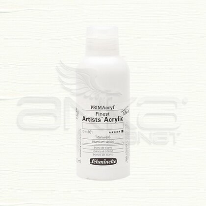 Schmincke Primacryl Akrilik Boya 250 ml Titanium White N:101 - 101 Titanium White