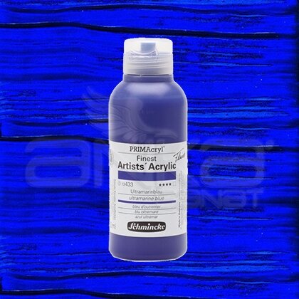 Schmincke Primacryl Akrilik Boya 250ml Seri 1 Ultramarine Blue N:433 - 433 Ultramarine Blue