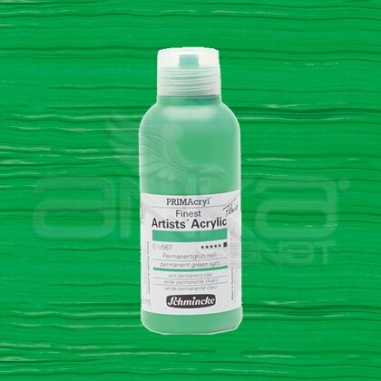 Schmincke Primacryl Akrilik Boya 250ml Seri 2 Permanent Green Light N:567 - 567 Permanent Green Light