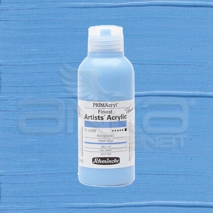 Schmincke Primacryl Akrilik Boya 250ml Seri 2 Royal Blue N:436 - 436 Royal Blue
