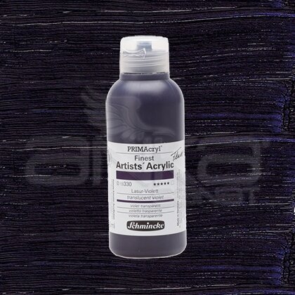Schmincke Primacryl Akrilik Boya 250ml Seri 2 Translucent Violet N:330 - 330 Translucent Violet