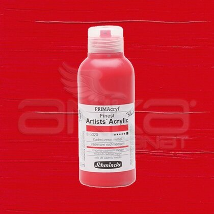 Schmincke Primacryl Akrilik Boya 250ml Seri 3 Cadmium Red Medium N:320 - 320 Cadmium Red Medium