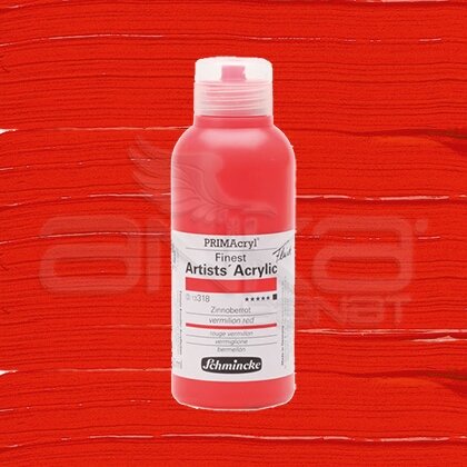 Schmincke Primacryl Akrilik Boya 250ml Seri 3 Vermilion Red N:318 - 318 Vermilion Red