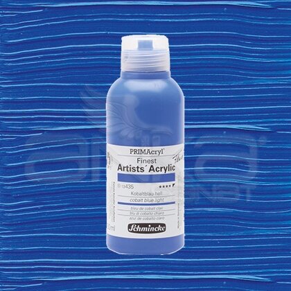 Schmincke Primacryl Akrilik Boya 250ml Seri 4 Cobalt Blue Light N:435 - 435 Cobalt Blue Light