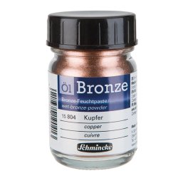Schmincke - Schmincke Oil Bronze Yağlı Boya Yaldız Pigment 50ml 804 Copper