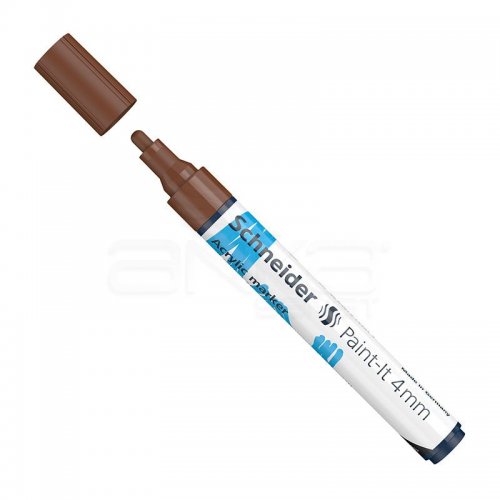 Schneider Akrilik Marker Kalem 320 4mm 207 Brown