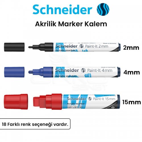 Schneider Akrilik Marker Kalem