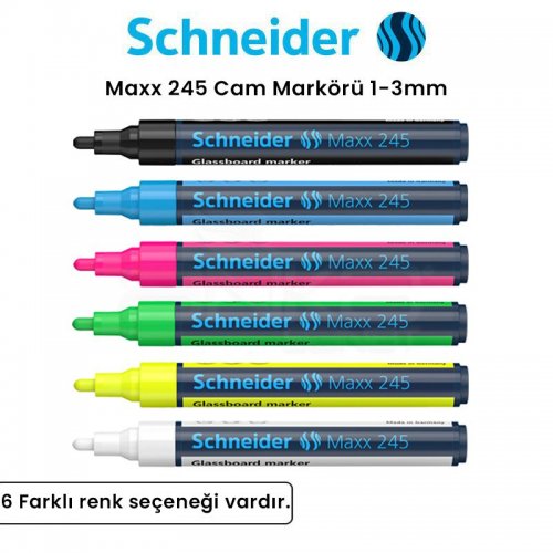 Schneider Maxx 245 Cam Markörü 1-3mm
