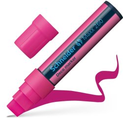 Schneider - Schneider Maxx 260 Sıvı Tebeşirli Dekoratif Markörler 5-15mm Neon Pembe