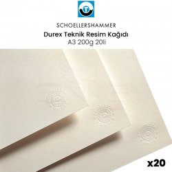 Schoellershammer - Schoellershammer Durex Teknik Resim Kağıdı A3 200g 20li