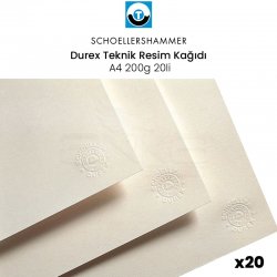 Schoellershammer - Schoellershammer Durex Teknik Resim Kağıdı A4 200g 20li