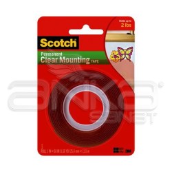 Scotch - Scotch Çift Taraflı Şeffaf Montaj Bandı 25,4mm x 1,51 m