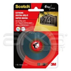Scotch - Scotch Ekstra Güçlü Çift Taraflı Köpük Bant 19mm x 1,5 m