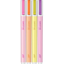 Scrikss - Scrikss Smoothie Jel kalem 4lü Blisterli (Mor Pembe Turuncu Sarı) (1)