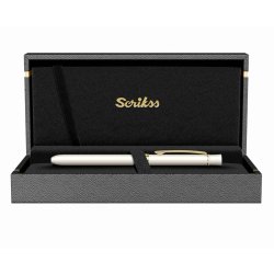 Scrikss - Scrikss Trio 93 Beyaz Altın Multifonksiyon Kalem (1)