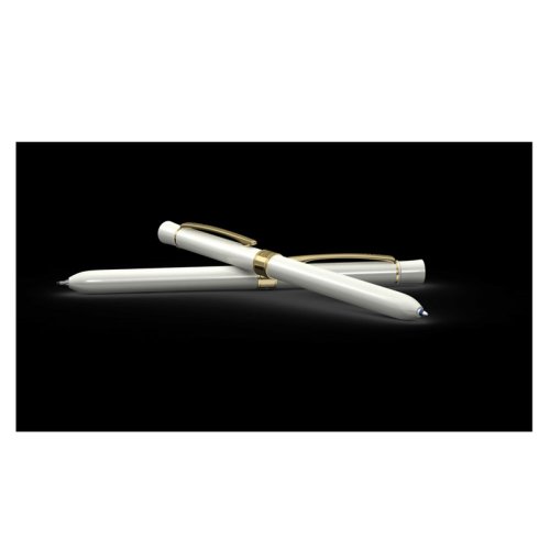 Scrikss Trio 93 Beyaz Altın Multifonksiyon Kalem