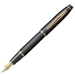Scrikss - Scrikss Dolma Kalem 350 Mat Siyah Altın M Uç (1)