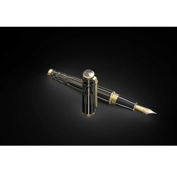 Scrikss Heritage Dolma Kalem Siyah Altın - Thumbnail