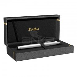 Scrikss Noble 35 Roller Kalem Mat Krom - Thumbnail
