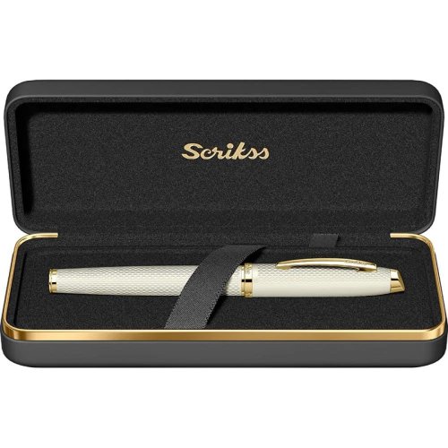 Scrikss Oscar 390 Roller Kalem Kum Beji Altın